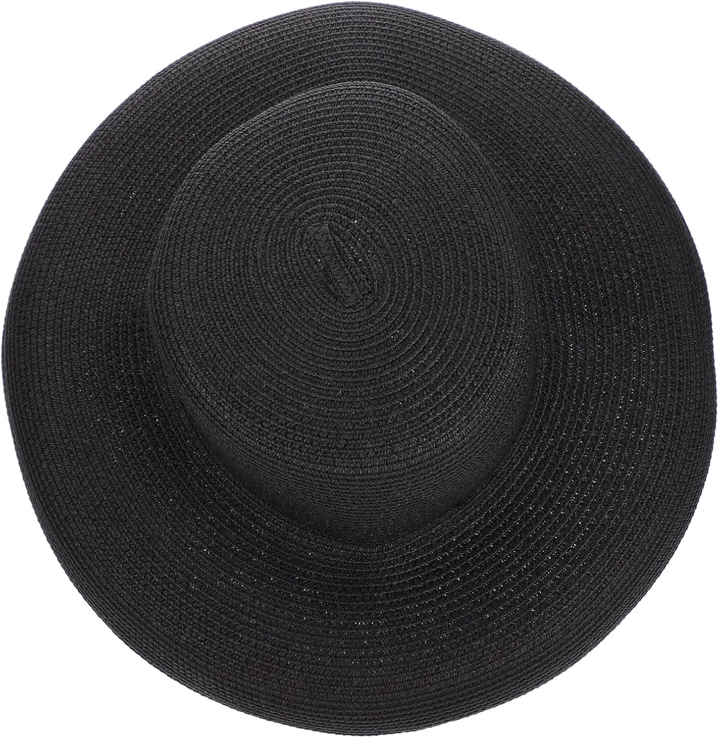 1pc Straw Hat Woven Hat Quartz Stone Cuticle Remover Ladies Sun Hats with UV Ladies Hats