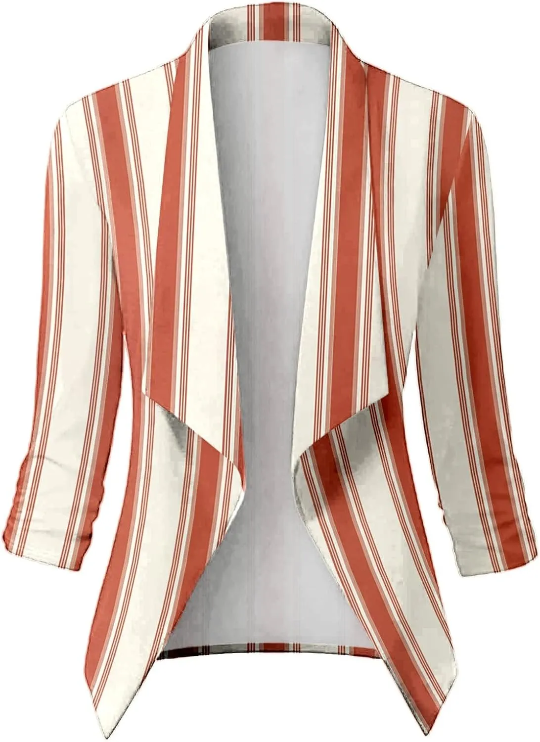 2023 Casual Blazer Jacket for Women Trendy Long Sleeve Open Front Work Office Blazers Lapel Button Business Jacket Coats