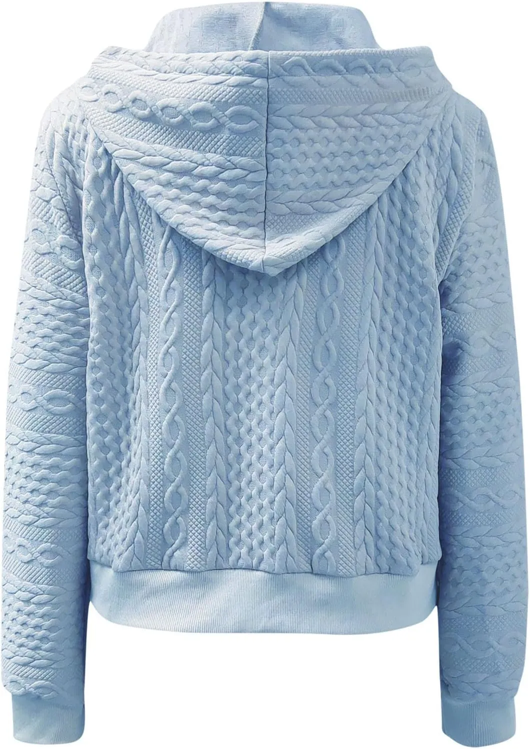2024 Womens Short Winter Coats Dressy Casual Full Zip Up Petite Jackets Trendy Fashion Jacquard Sweater Cardigan Plus Size