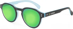 Anti Scratch Polarized Sunglasses for Men and Women, Lightweight Sun Glasses with UV Protection for Driving Running Fishing Golf Blue/Green Revo