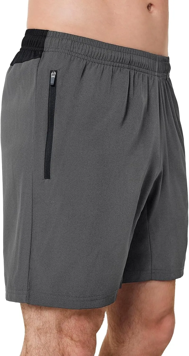 ASHION Men's 7 Inch Athletic Running Shorts Quick Dry Lightweight Gym Workout Training Fitness Sport Shorts