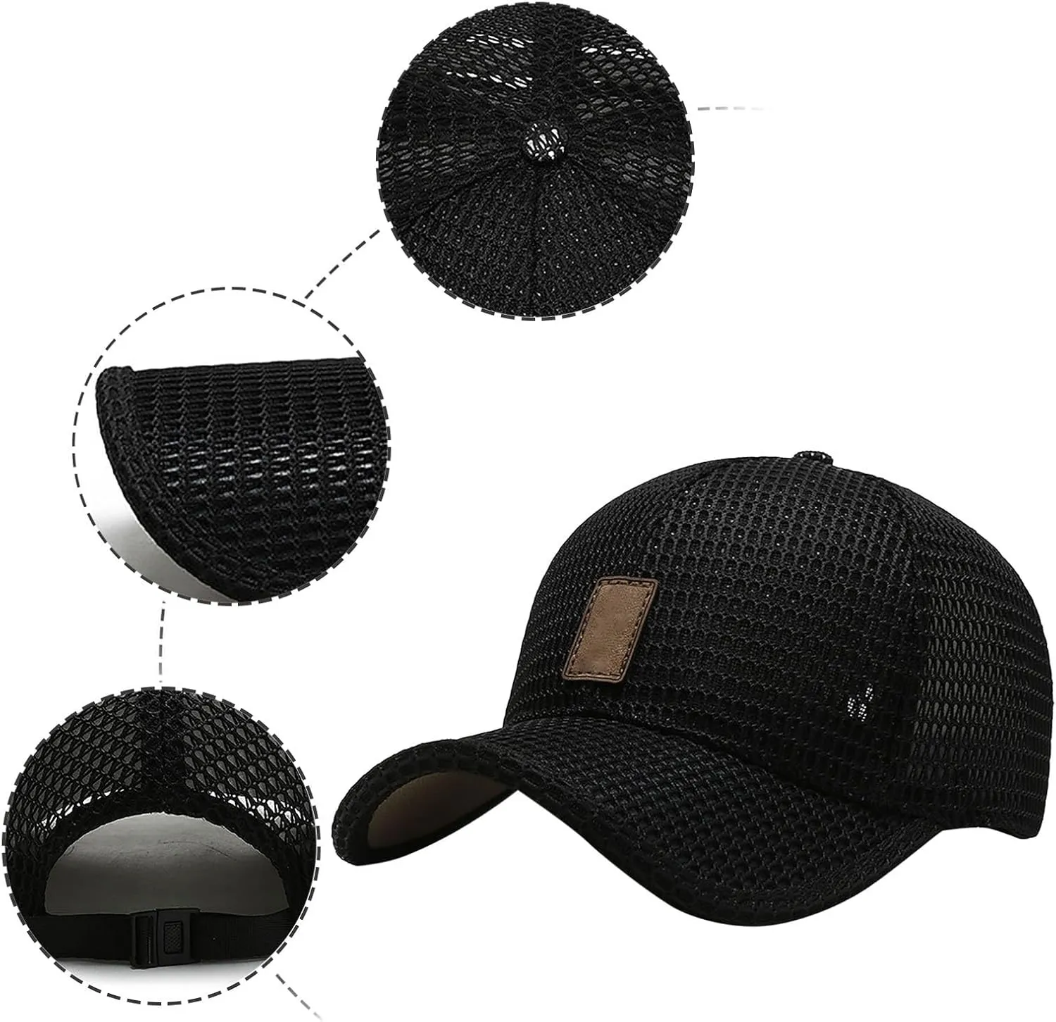 Baseball Caps Gift for Dad and Mom Mesh Hat Golf Hat Classic Suitable Hiking Workout Standard Hats