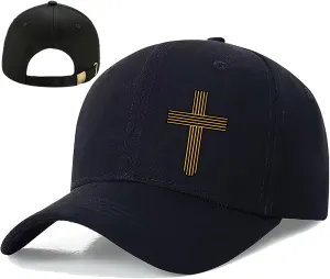 Baseball Hats for Men Hats Baseball Cap Snapback Hats for Men Christian Jesus Cross Hats