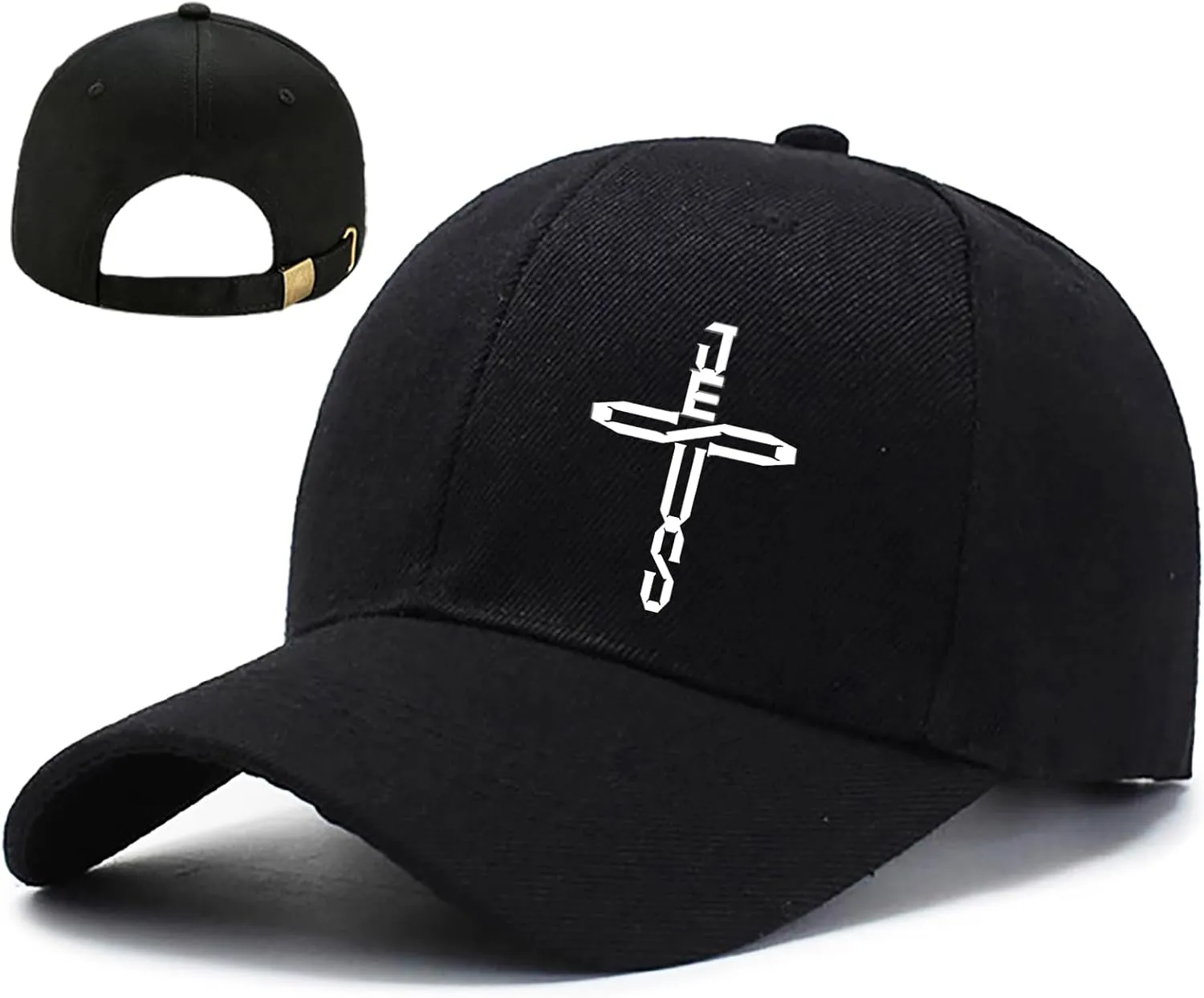 Baseball Hats for Men Hats Baseball Cap Snapback Hats for Men Christian Jesus Cross Hats