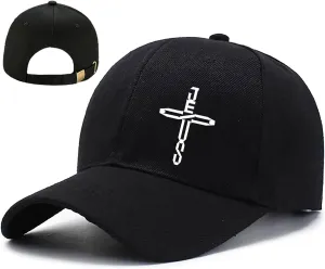Baseball Hats for Men Hats Baseball Cap Snapback Hats for Men Christian Jesus Cross Hats