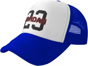 Basketball Fans 23 Jordan Mesh Cap Trucker Cap Sports Baseball Cap Casual Unisex Adjustable Hat Hip Hop Cap