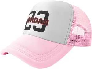 Basketball Fans 23 Jordan Mesh Cap Trucker Cap Sports Baseball Cap Casual Unisex Adjustable Hat Hip Hop Cap