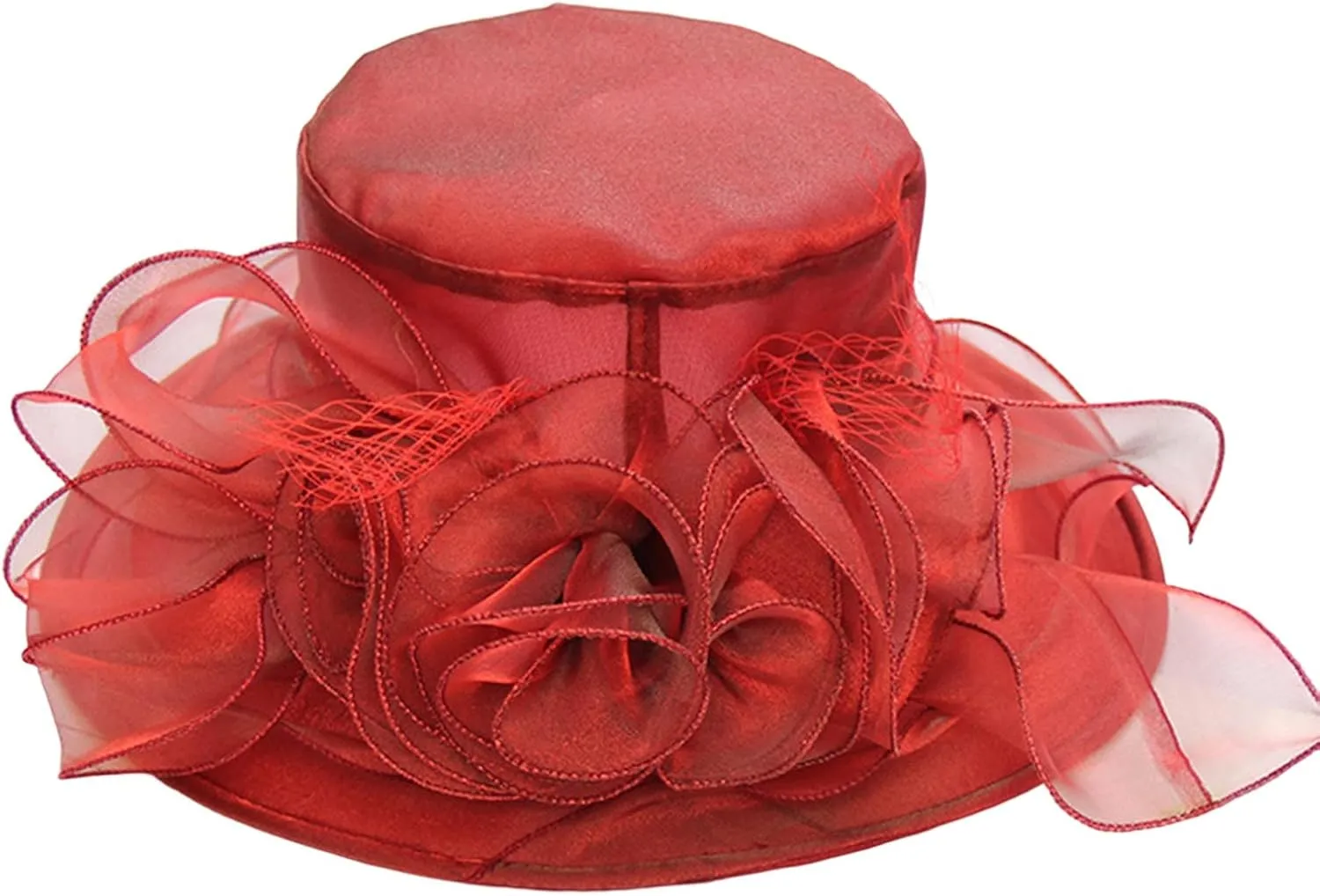 Beach Sun Hats for Women Universal Flower Mesh Wide Brim Comfortable Soft Floppy Summer Hat Foldable Roll Up Cap