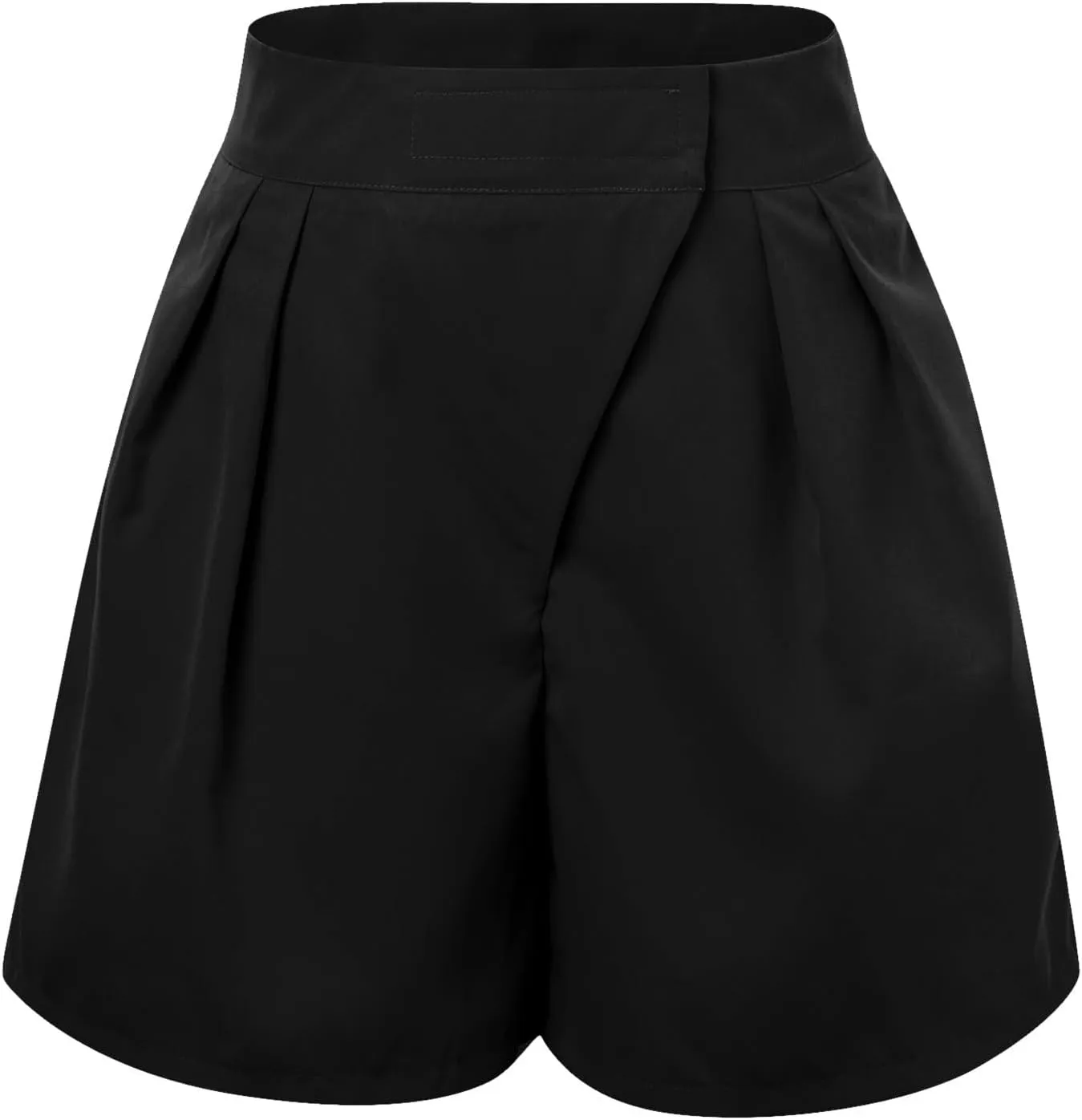 Bermuda Wide Leg Shorts Casual Summer Loose Fit Elastic High Waisted Shorts Comfy Lightweight Lounge Shorts