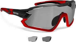 Bertoni Sport Sunglasses Polarized Photochromic Cycling MTB w. Prescription Carrier QUASAR