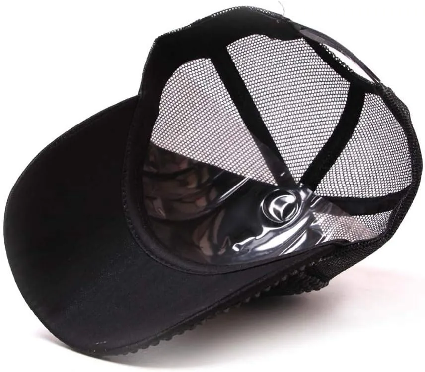 Bling Rhinestone Baseball Hat Cap for Women Men Sparkly Breathable Sun Hat with Adjustable Snapback