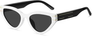 Cat Eye Sunglasses for Women Trendy Classic UV400 Protection Triangle Frame Cateye Sun Glasses