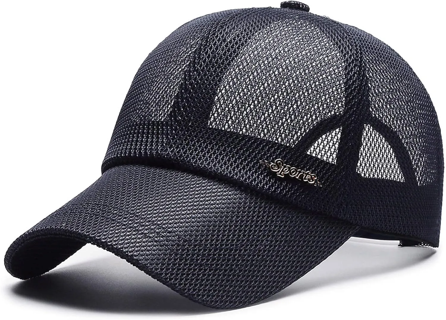 Classic Casual Adjustable Dad Hat Plain Blank Trucker Mesh Baseball Cap for Summer Hunting Running Hiking Tennis