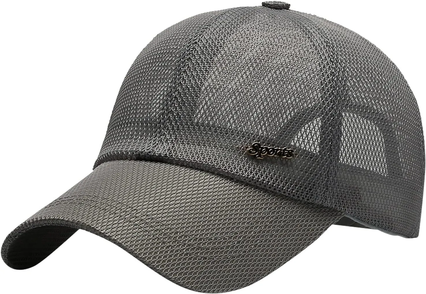 Classic Casual Adjustable Dad Hat Plain Blank Trucker Mesh Baseball Cap for Summer Hunting Running Hiking Tennis