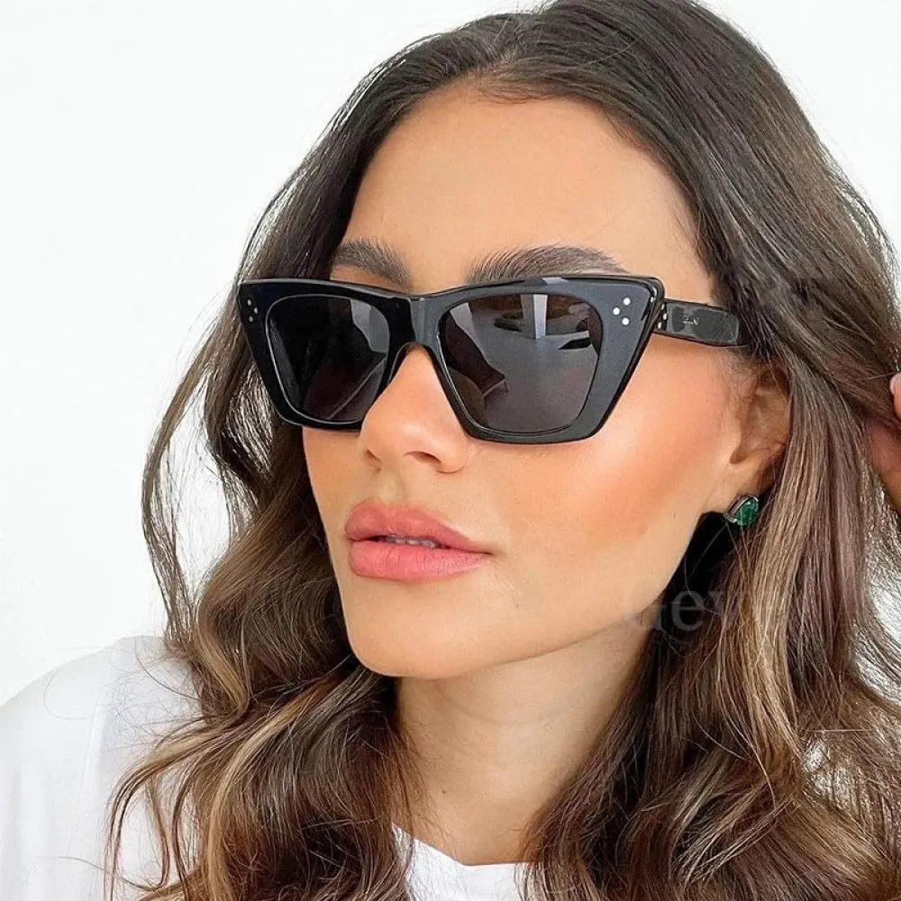 Classic Cat Eye Sunglasses Women Vintage Gradient Sun Glasses Female Luxury Shades UV400
