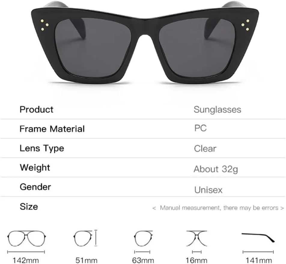 Classic Cat Eye Sunglasses Women Vintage Gradient Sun Glasses Female Luxury Shades UV400