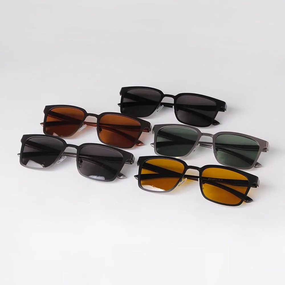 Classic Driving Sport Men Sunglasses Luxury Quality Metal Outdoor Sun Glasses Shades Male
