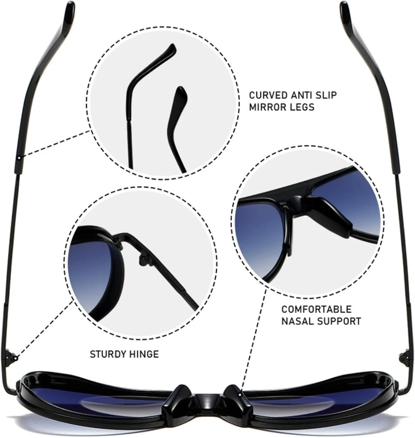 Classic Metal Sunglasses Men Women Vintage Retro Driving Sun Glasses Uv400 Eyewear Fashion