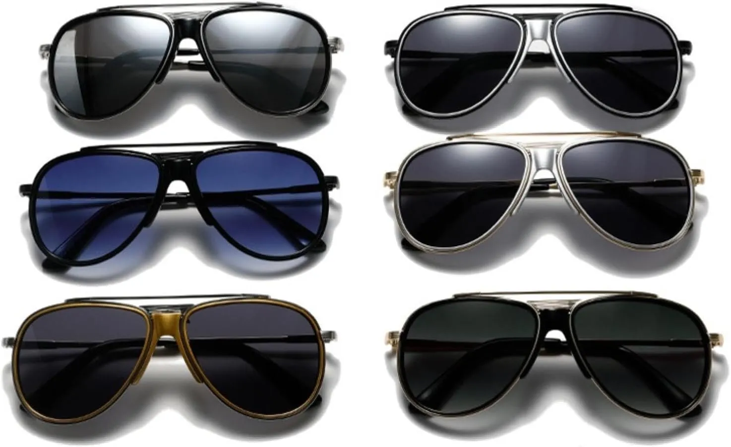 Classic Metal Sunglasses Men Women Vintage Retro Driving Sun Glasses Uv400 Eyewear Fashion