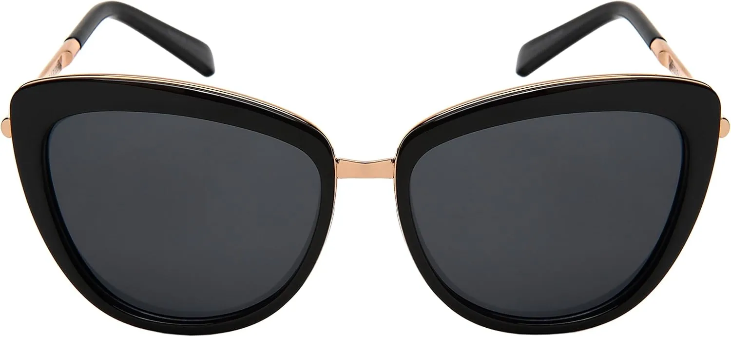 Classic Vintage Cat Eye Sunglasses W/Polarized Lenses 3323-REV