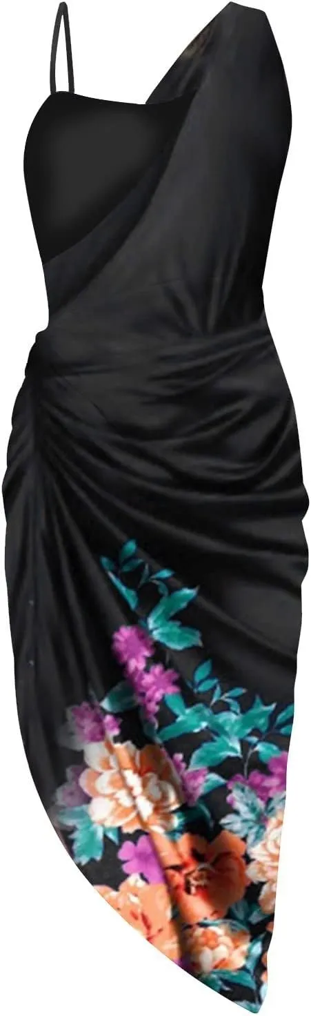 Cocktail Dresses for Women Evening Party,Sexy Off Shoulder Slip Bodycon Elegant Sequin Formal Plus Size Midi Dress