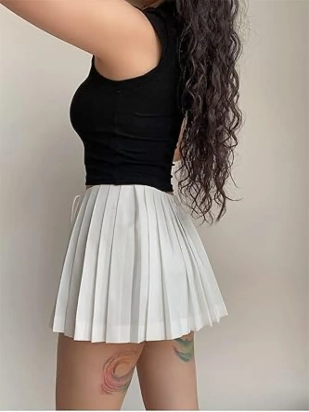 College Style Y2k Pleated Skirt Low Rise Mini Skirts Pleated Mini Skirts Cute Summer Clothes Skirts for Women