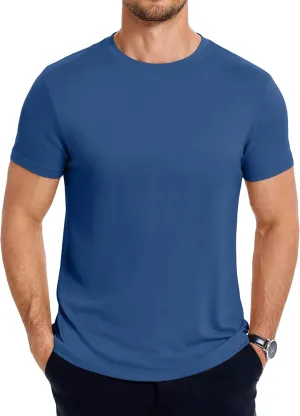 COOFANDY Men's Short Sleeve T-Shirts Crew Neck Casual Summer T Shirts 1-3 Pack Basic Tee Shirt