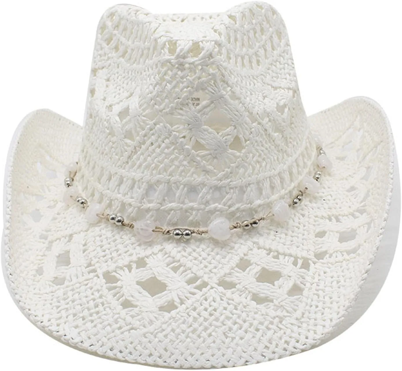 Cowboy Hats for Women Western White Cowgirl Hat Cow Girl Hat Wild West Cowgirl Costume Beach Vacation Clothes for Women