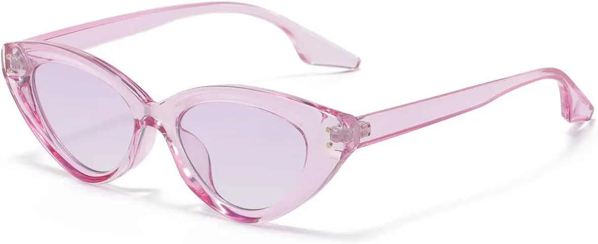 DUSHINE Vintage Cat Eye Sunglasses for women Classic UV 400 Protection