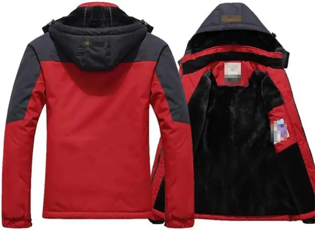 Dvbfufv Winter Parka Men Fleece Thick Warm Windproof Coats Male Military Hooded Jackets Men's Winter Jackets