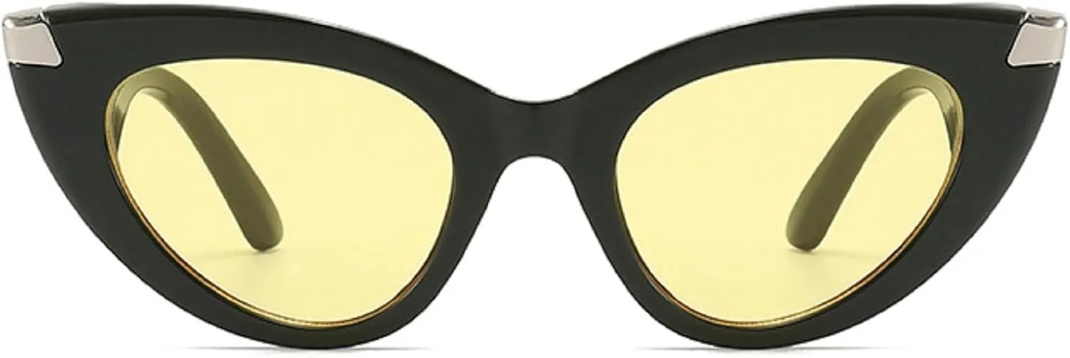 Fashion Cat Eye Sunglasses Women 2024 Luxury Classic Vintage Sun Glasses for Ladies Shades UV400 Trendy Travel Sunglass N47