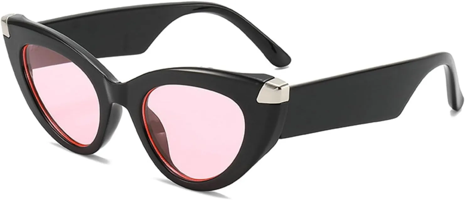 Fashion Cat Eye Sunglasses Women 2024 Luxury Classic Vintage Sun Glasses for Ladies Shades UV400 Trendy Travel Sunglass N47