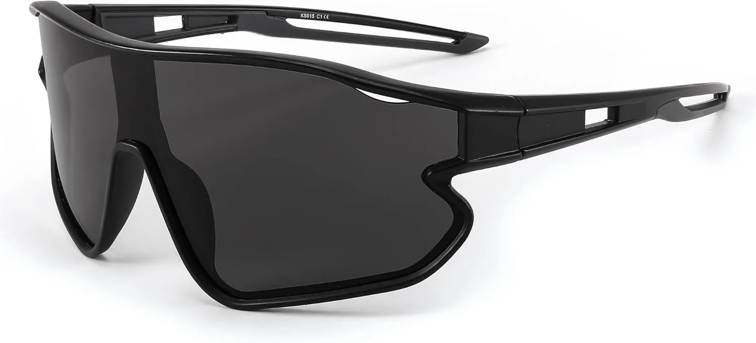 FEISEDY Unisex Youth Sunglasses, Teens Baseball Tennis Sunglasses, UV400 Sports Boys Girls Cycling Shades B4064