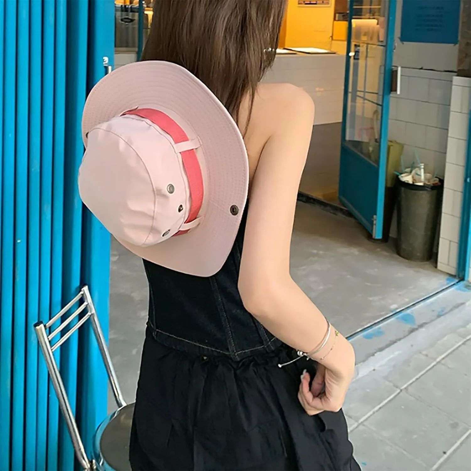 Fishing Bucket Sun Hat for Men Women UV Protection Foldable Wide Brim Boonie Hat Hiking Camping Safari Boonie Caps