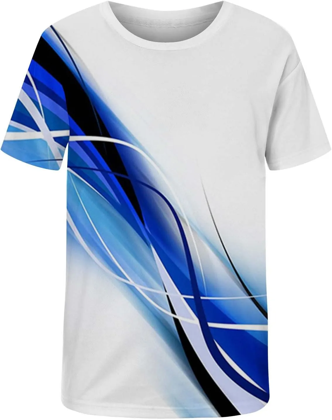 Funny Tshirts Shirts for Men 2024 Casual Short Sleeve Line Print Graphic Tee Shirts Summer Beach Crewneck Pullover