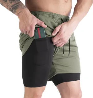 HNVAVQ Men's Lightweight Gym Shorts,Quick Dry Sport Workout Training Fitness Running Shorts Men