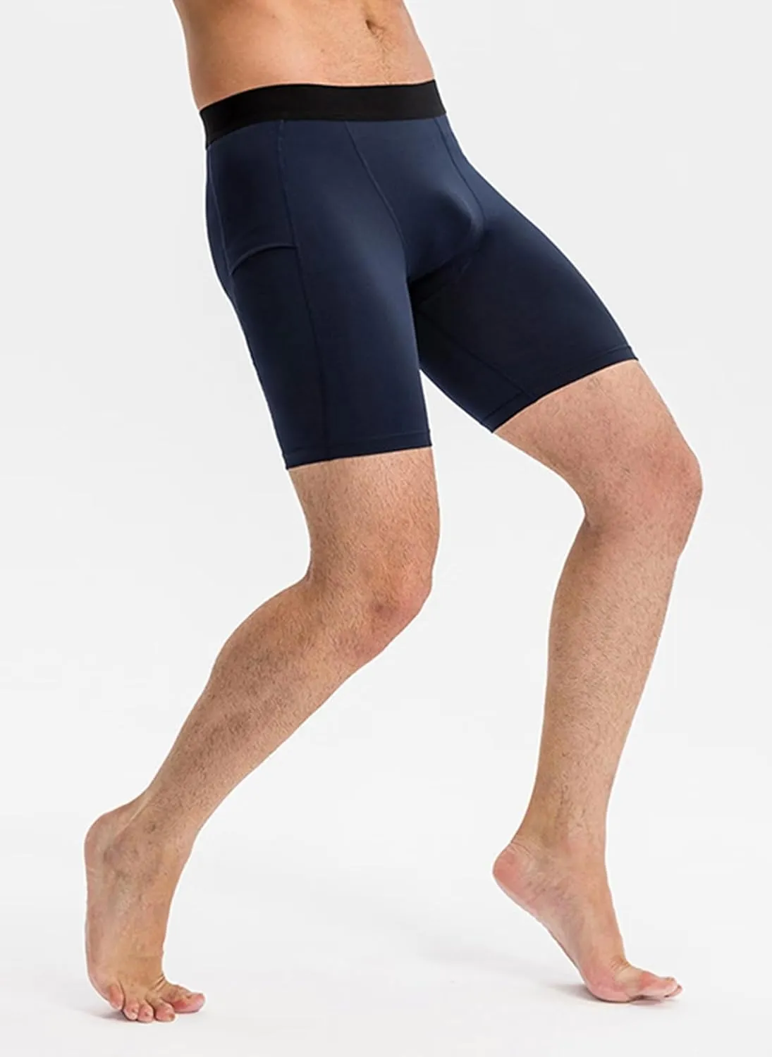 HNVAVQ Men's Running Shorts Gym Athletic Shorts with Pockets Quick Dry Sport Workout Shorts for Fitness,Trainning