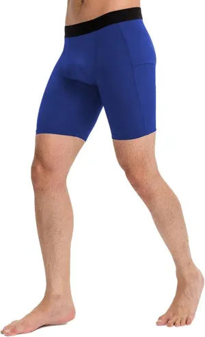 HNVAVQ Men's Running Shorts Gym Athletic Shorts with Pockets Quick Dry Sport Workout Shorts for Fitness,Trainning