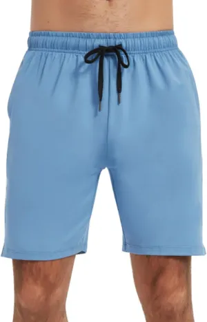 Hotfiary Men's Running Shorts Sports Gym Training Shorts with Pockets Quick Dry Summer Casual Workout Shorts Athletic Shorts