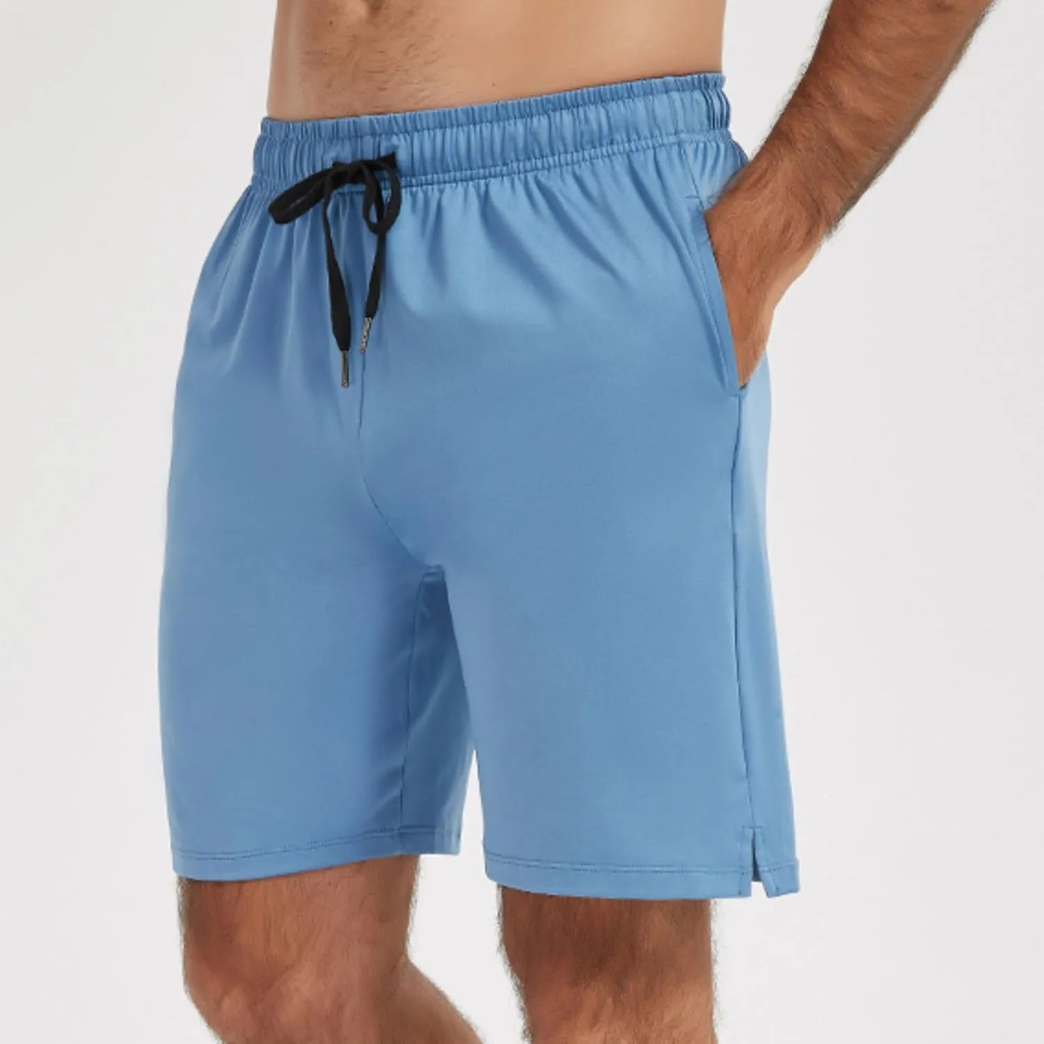 Hotfiary Men's Running Shorts Sports Gym Training Shorts with Pockets Quick Dry Summer Casual Workout Shorts Athletic Shorts
