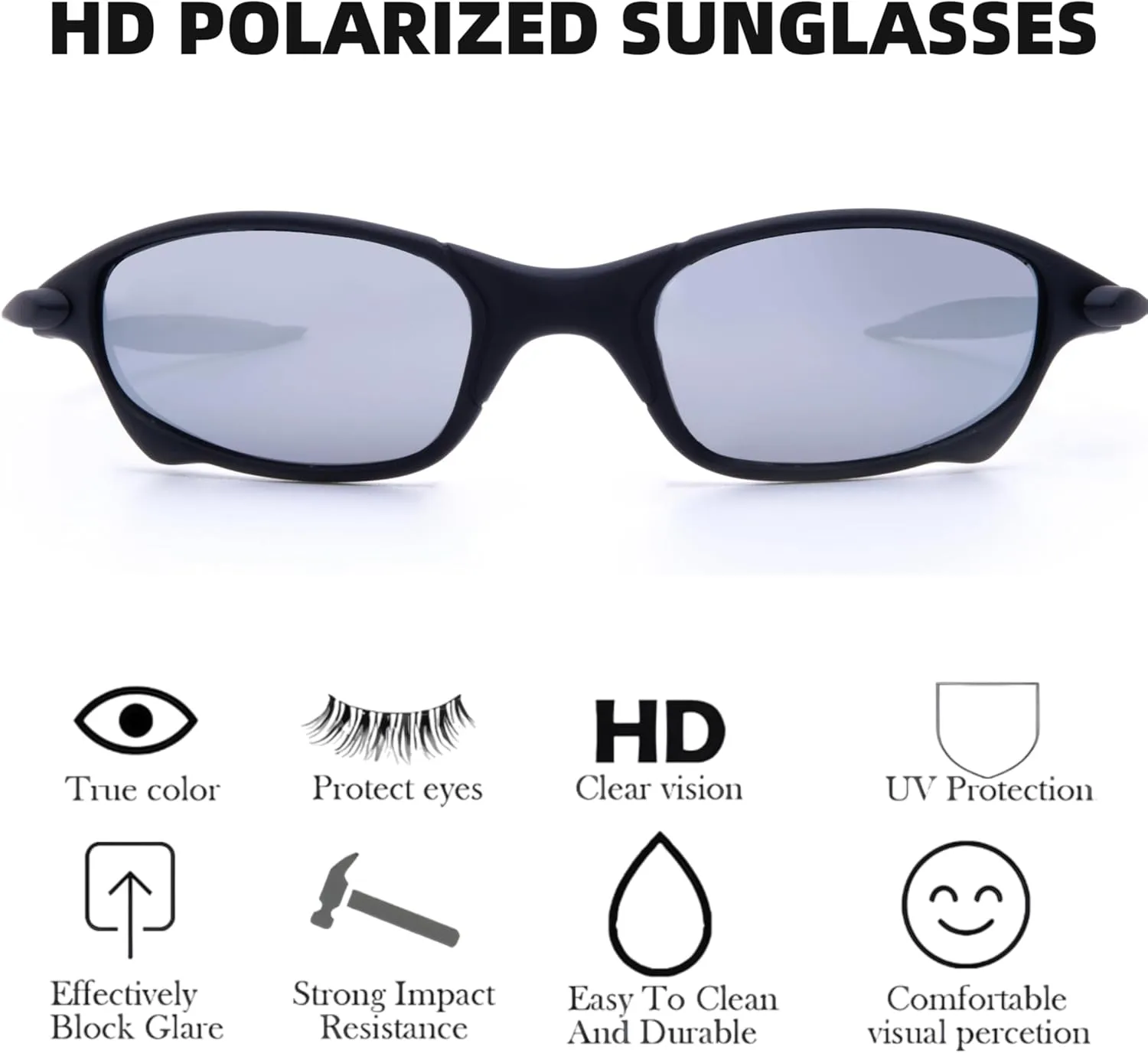 ICARA Polarized Sport Sunglasses for Men and Women Driving Running Cycling Fishing with UV Protection