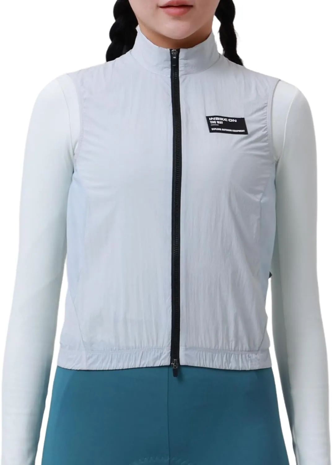 INBIKE Womens Cycling Jackets Windproof Lightweight Windbreaker Water-resistant Bike Jackets Breathable Running Jacket Biking