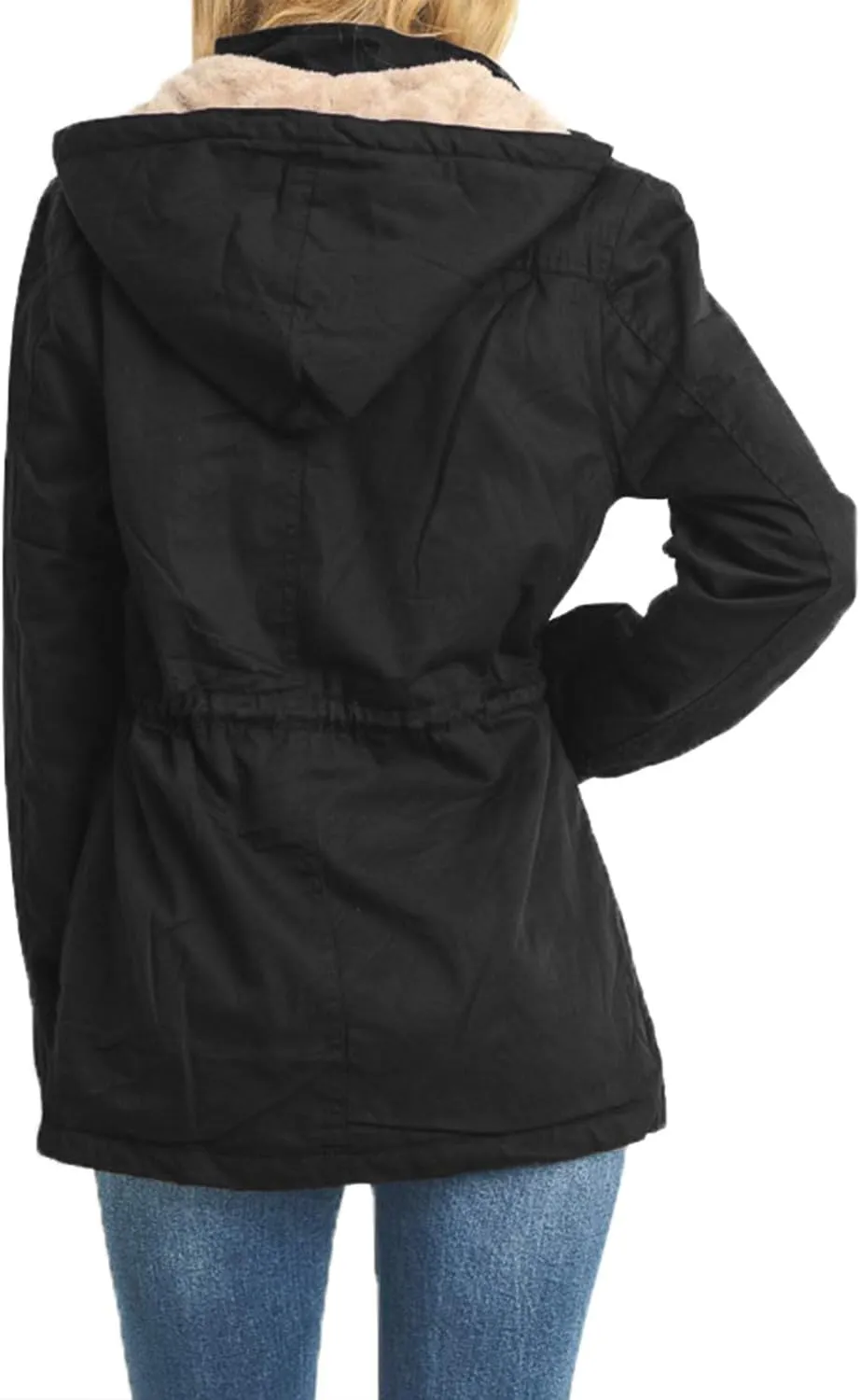 J. LOVNY Womens Zip Up Utility Anorak Safari Jacket Parka (S-3XL)