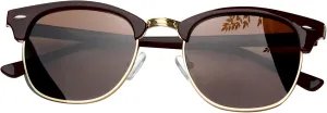 KANASTAL Semi Rimless Polarised Sunglasses Men Women Classic Horn Rimmed Frame UV400 Half Frame Shades