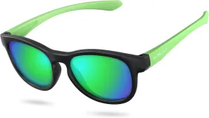 Kids Polarized Sunglasses Sport TPEE Unbreakable Frame with Adjustable Strap for Boys Girls Age 5-13