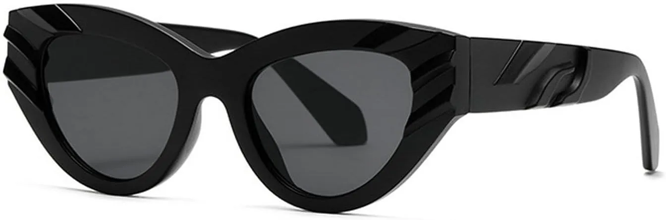 laureles Fashion Women's Cat Eye Sunglasses Vintage Triangle Sun Glasses Men Classic Small Outdoor Goggle