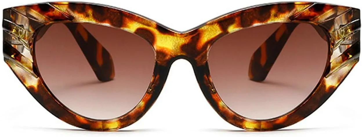 laureles Fashion Women's Cat Eye Sunglasses Vintage Triangle Sun Glasses Men Classic Small Outdoor Goggle