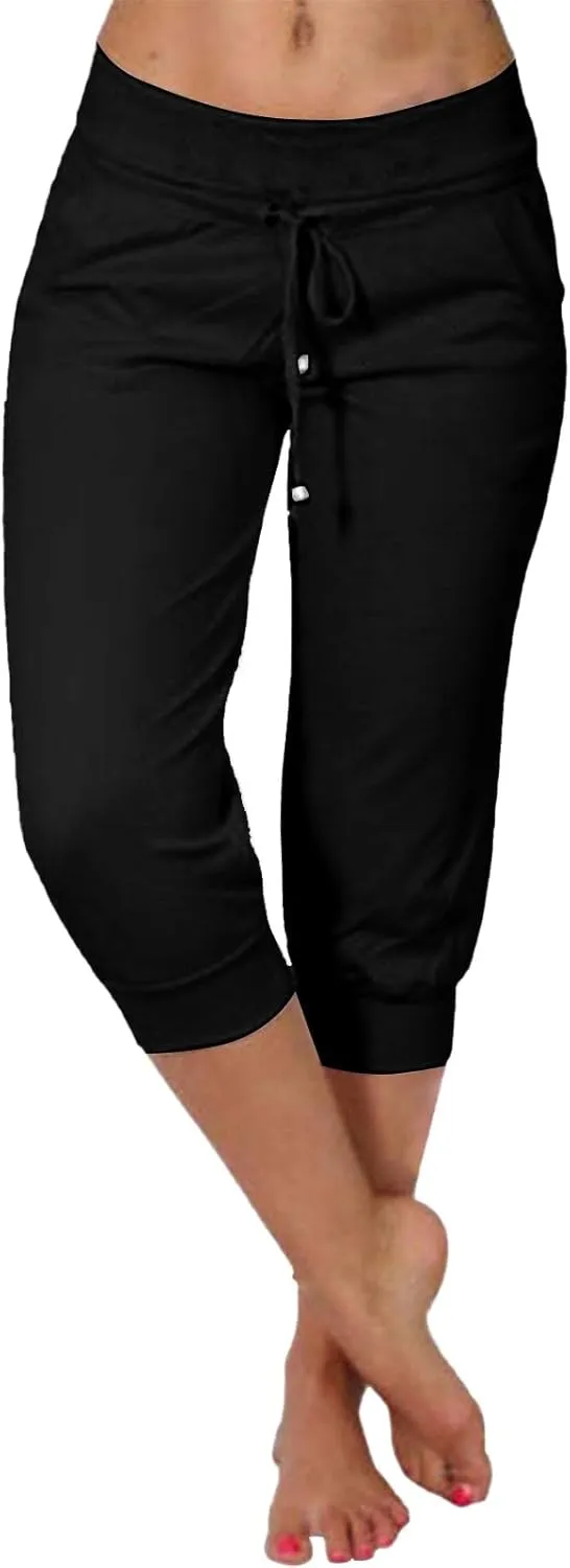 LCMTWX Womens Shorts Casual Elastic Pants for Women Fashion Casual Fashion Shorts Trousers Solid Ppants Womens Shorts