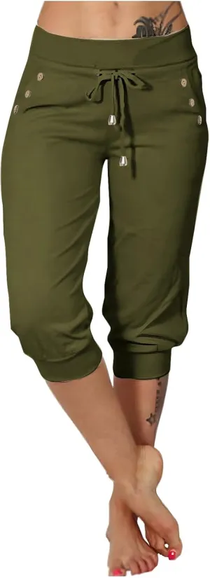 LCMTWX Womens Shorts Casual Elastic Pants for Women Fashion Casual Fashion Shorts Trousers Solid Ppants Womens Shorts