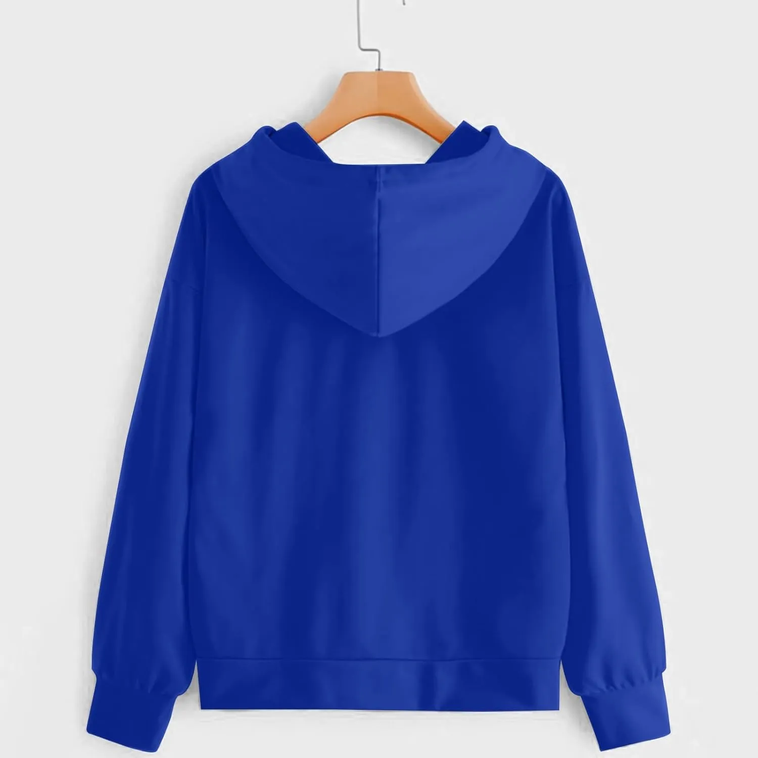 Long Sleeve Hoodie Sweatshirts for Women Fall Drawstring Pullover Sweatshirts Trendy Funny Printed Streetwear Shirts